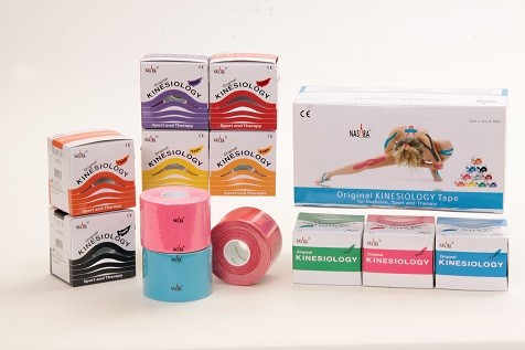 Kinesiologisches Tape, verschiedene Farben