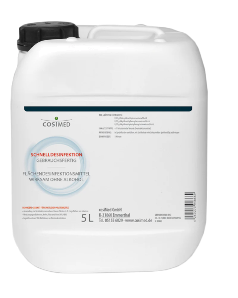 Schnelldesinfektion - gebrauchsfertig - 5 Liter Kanister